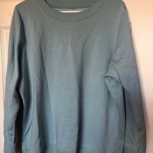 Blue sweatshirt